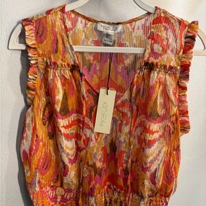 Rachel Zoe Multicolor Patterned Blouse